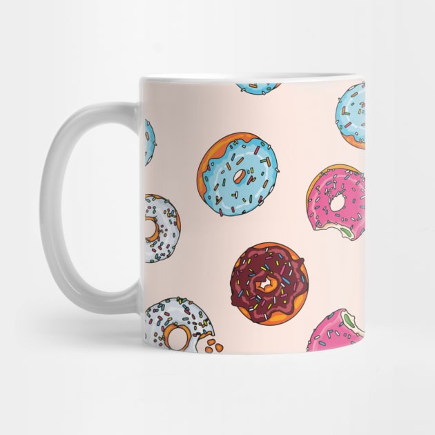 Donut Pattern by okpinsArtDesign